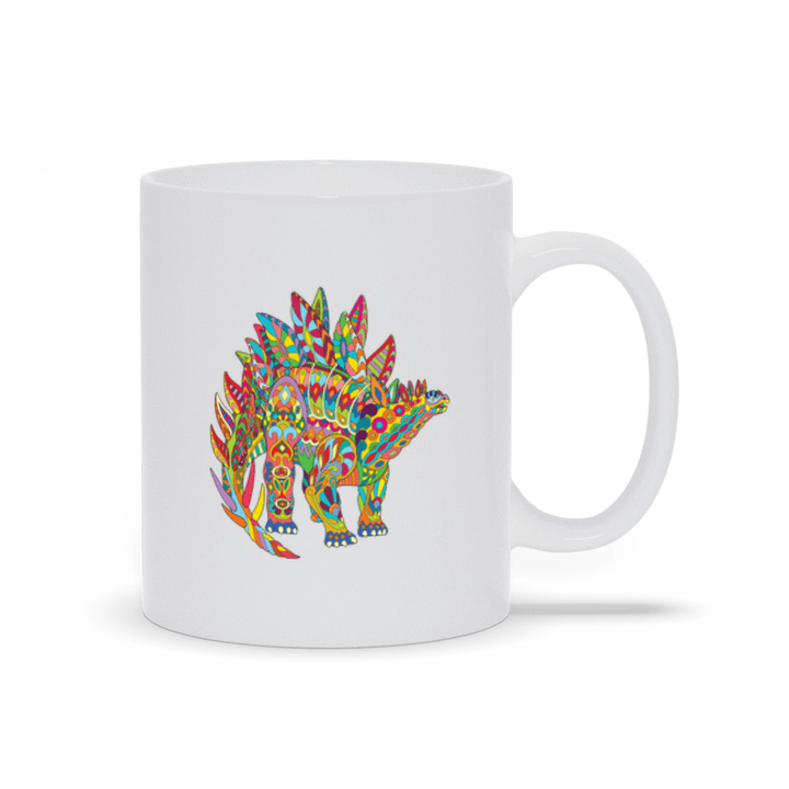 Stegosaurus Zentangle Mug | Jurassic Studio