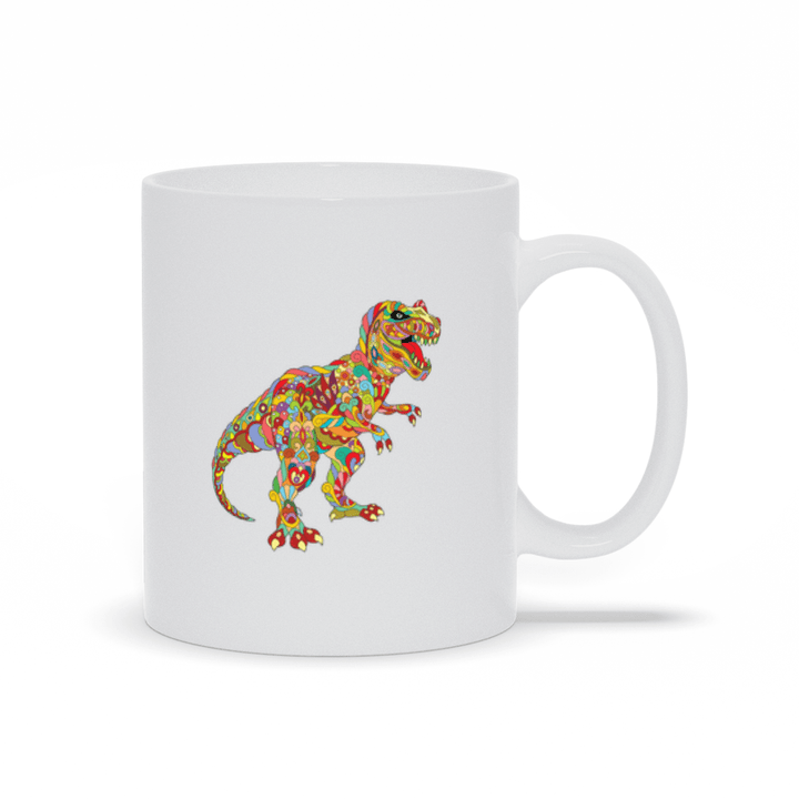 T-Rex Zentangle Mug | Jurassic Studio