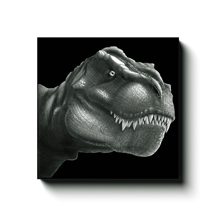 T-Rex Portrait Canvas Wrap | Jurassic Studio