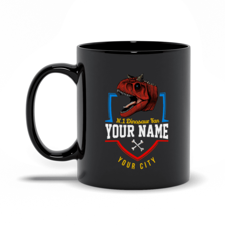 N.1 Carnotaurus Fan Custom Mug | Jurassic Studio