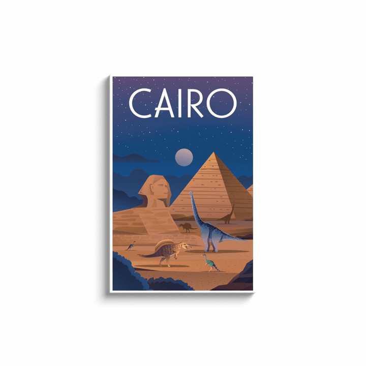 Cairo Canvas Wrap | Jurassic Studio