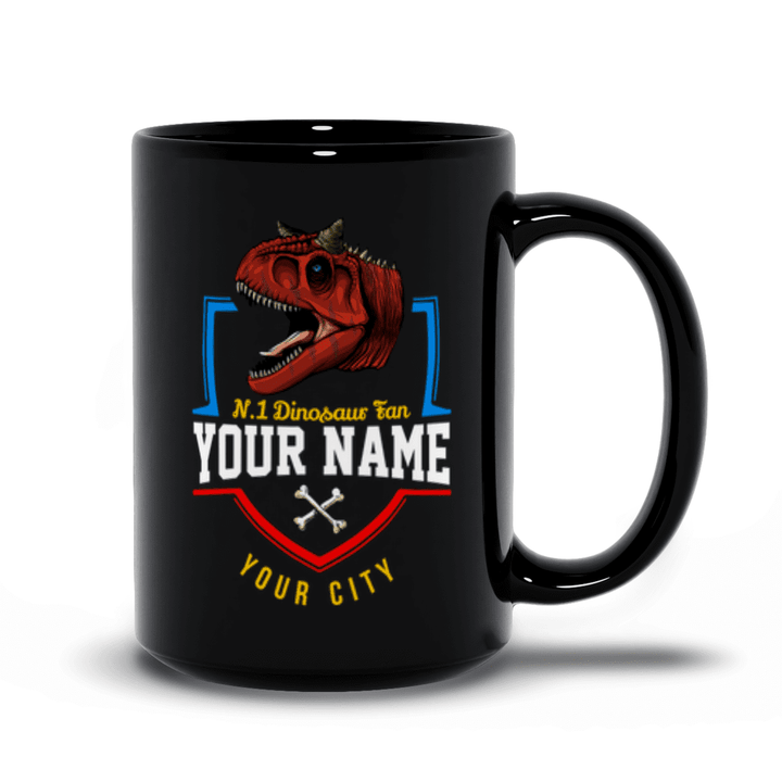 N.1 Carnotaurus Fan Custom Mug | Jurassic Studio
