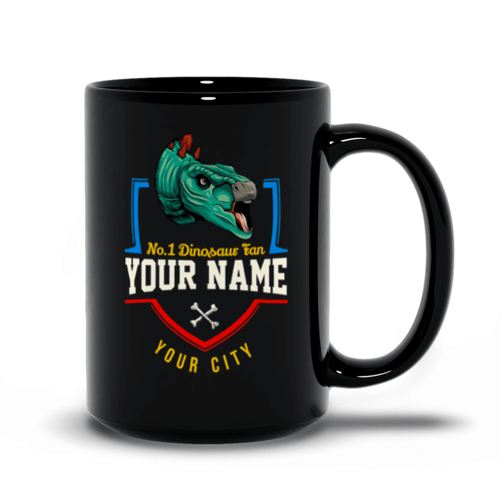 N.1 Stegosaurus Fan Custom Mug | Jurassic Studio