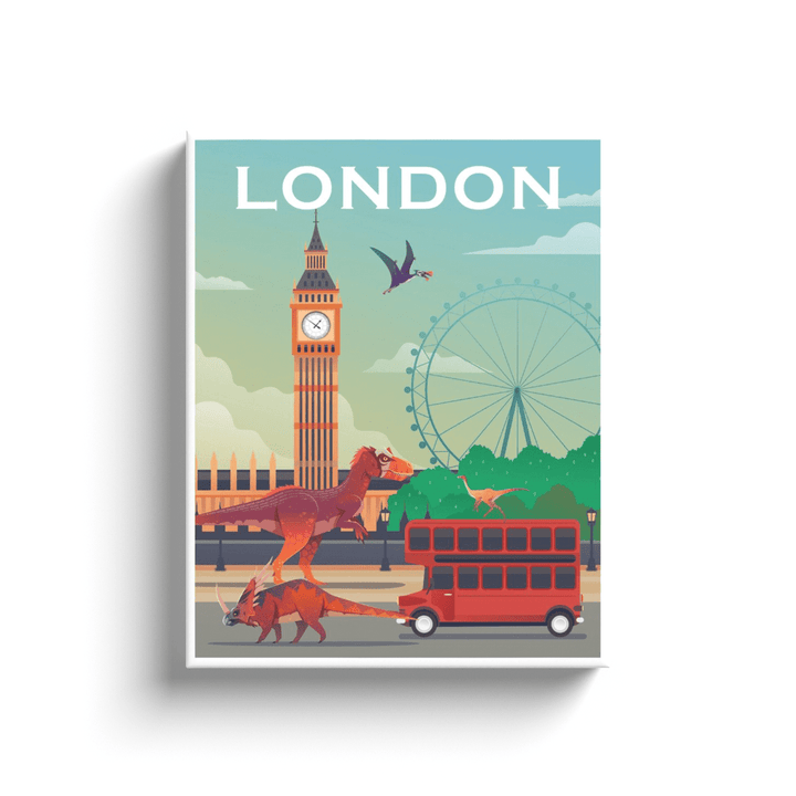 London Canvas Wrap | Jurassic Studio