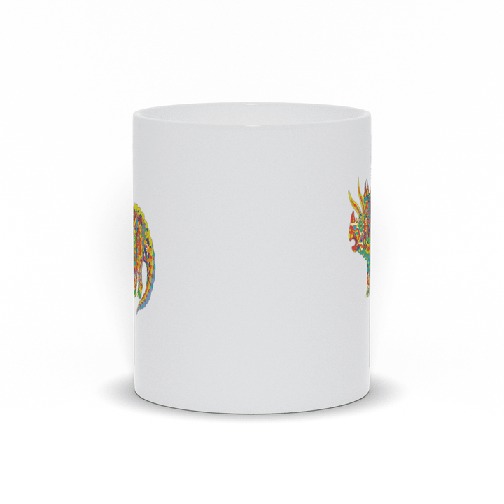Triceratops Zentangle Mug | Jurassic Studio