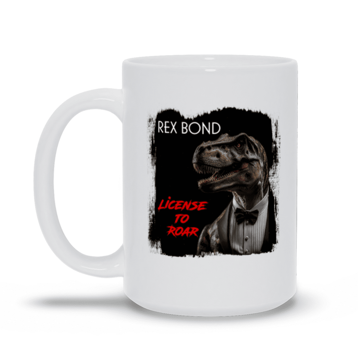 Rex Bond Mug | Jurassic Studio