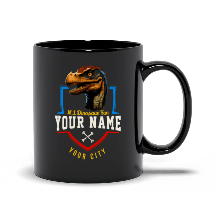 N.1 Velociraptor Fan Custom Mug | Jurassic Studio