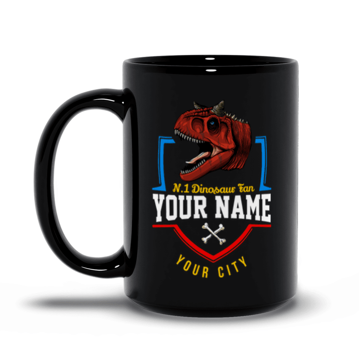 N.1 Carnotaurus Fan Custom Mug | Jurassic Studio