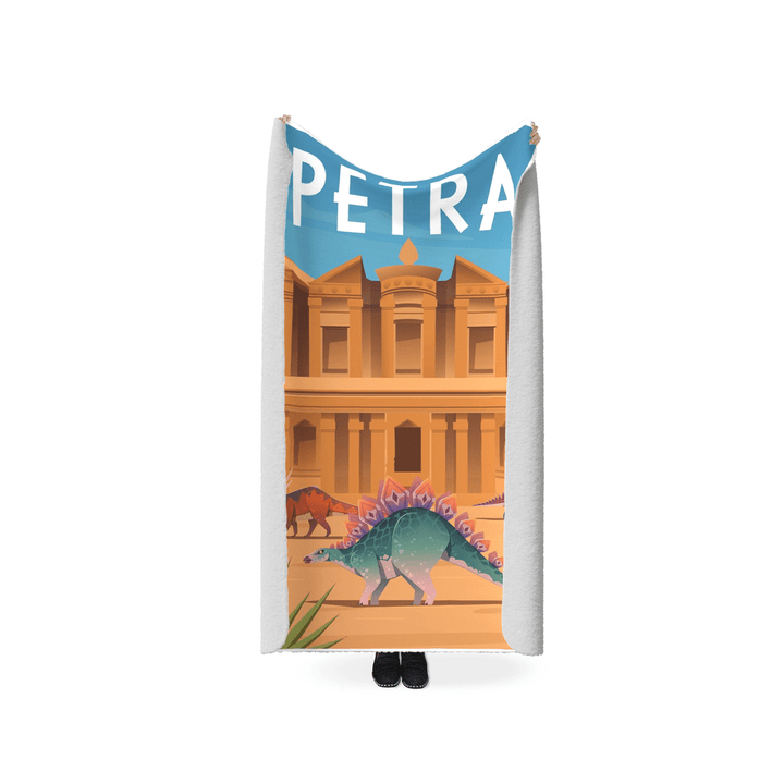 Petra Sherpa Blanket | Jurassic Studio