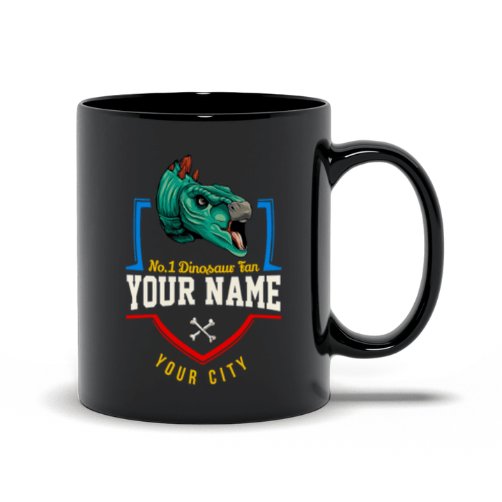 N.1 Stegosaurus Fan Custom Mug | Jurassic Studio