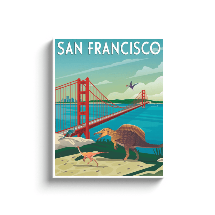 San Francisco Canvas Wrap | Jurassic Studio