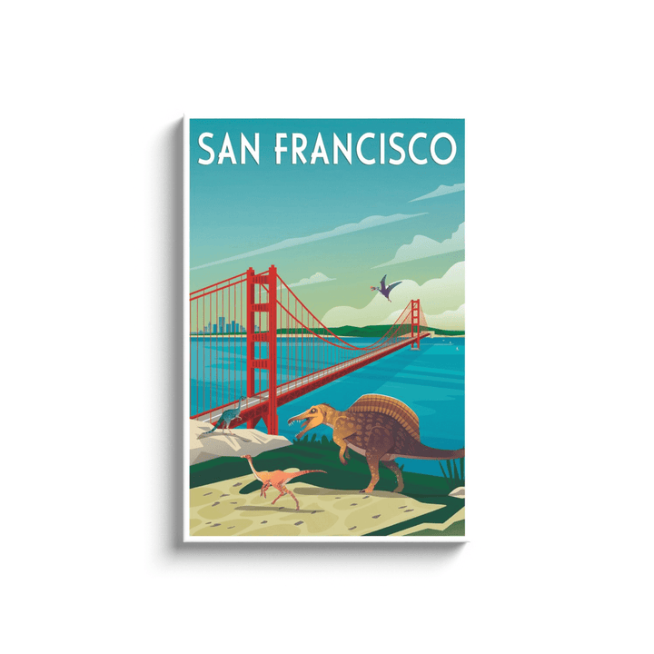 San Francisco Canvas Wrap | Jurassic Studio