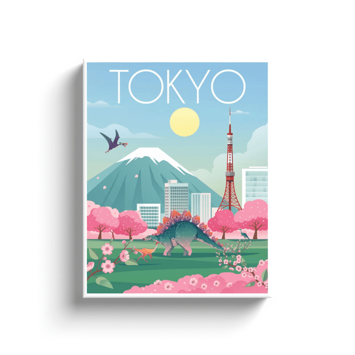 Tokyo Canvas Wrap | Jurassic Studio