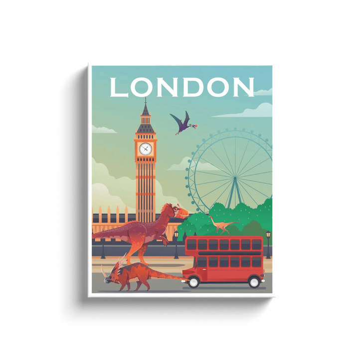 London Canvas Wrap | Jurassic Studio