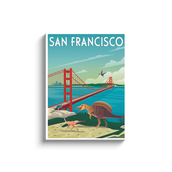 San Francisco Canvas Wrap | Jurassic Studio
