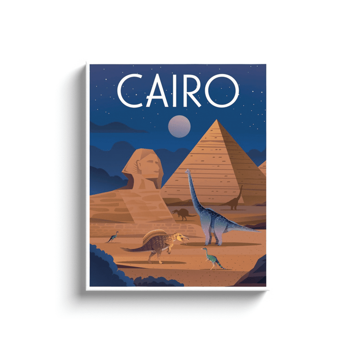 Cairo Canvas Wrap | Jurassic Studio