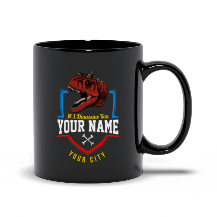 N.1 Carnotaurus Fan Custom Mug | Jurassic Studio