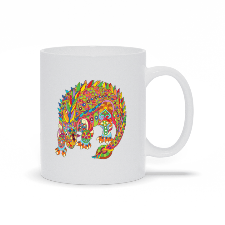 Ankylosaurus Zentangle Mug | Jurassic Studio