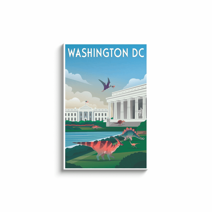 Washington DC Canvas Wrap | Jurassic Studio