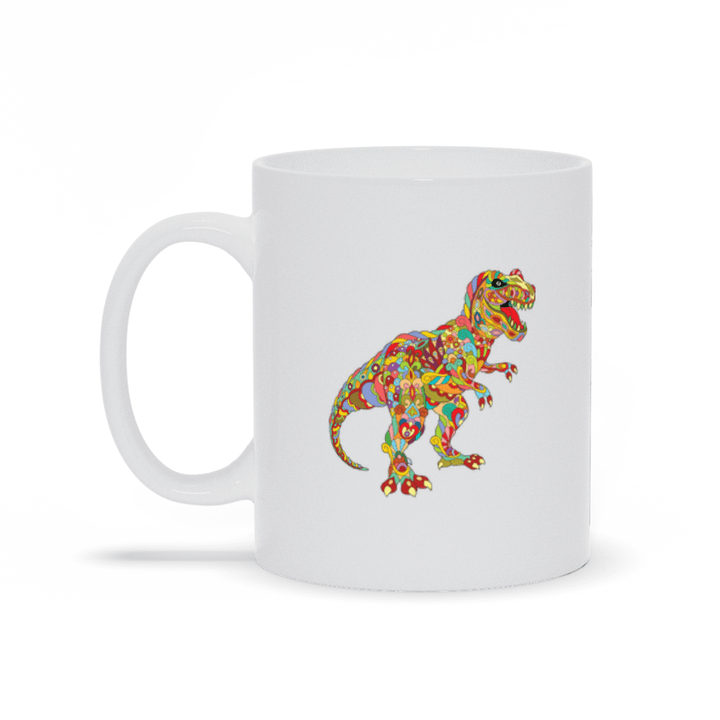 T-Rex Zentangle Mug | Jurassic Studio