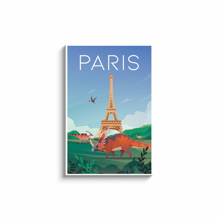 Paris Canvas Wrap | Jurassic Studio