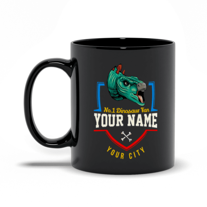 N.1 Stegosaurus Fan Custom Mug | Jurassic Studio