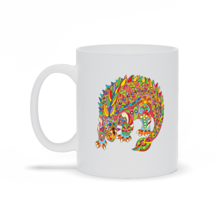 Ankylosaurus Zentangle Mug | Jurassic Studio