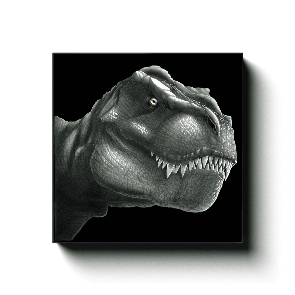 T-Rex Portrait Canvas Wrap | Jurassic Studio