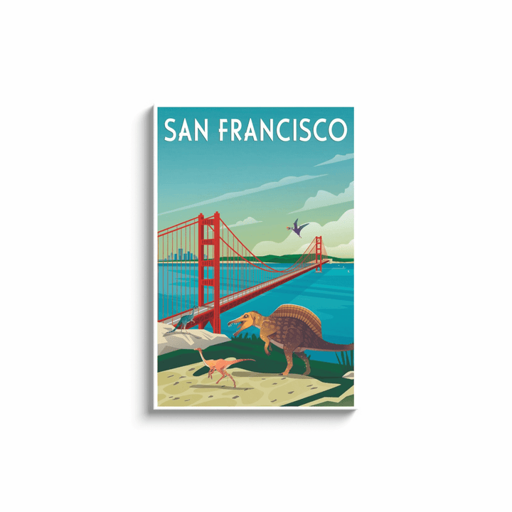 San Francisco Canvas Wrap | Jurassic Studio