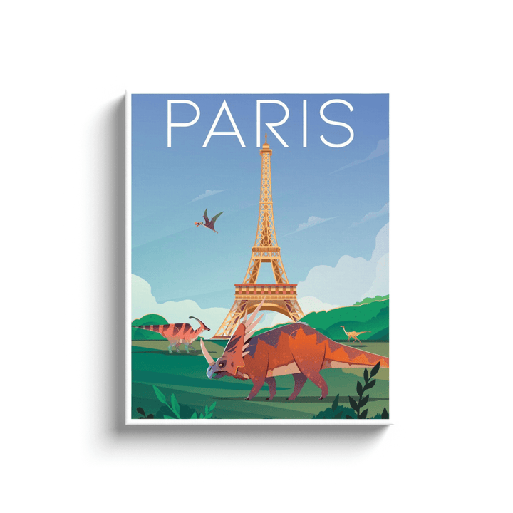 Paris Canvas Wrap | Jurassic Studio
