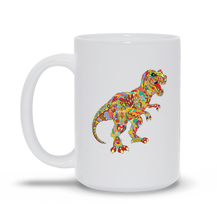 T-Rex Zentangle Mug | Jurassic Studio
