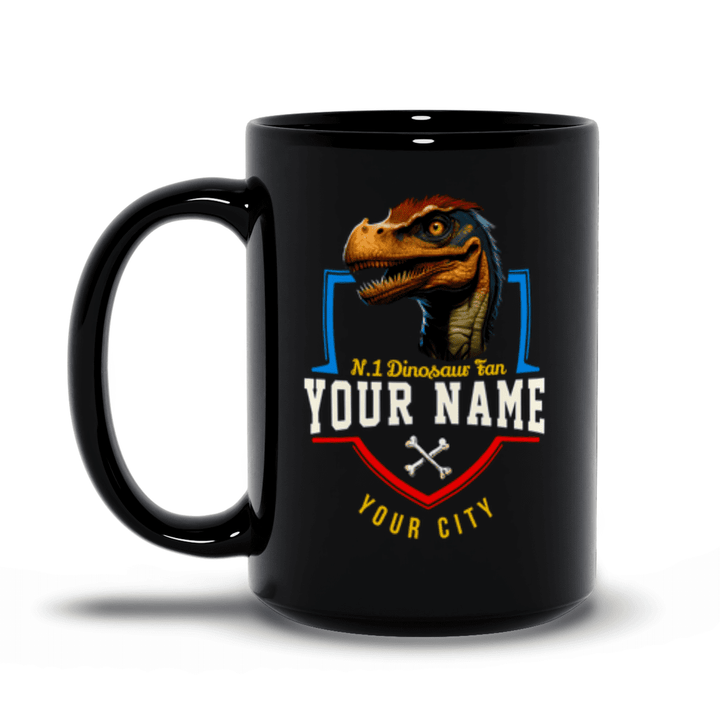 N.1 Velociraptor Fan Custom Mug | Jurassic Studio