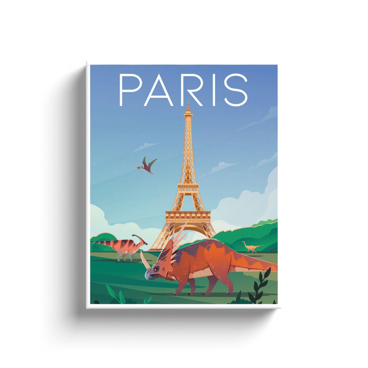 Paris Canvas Wrap | Jurassic Studio