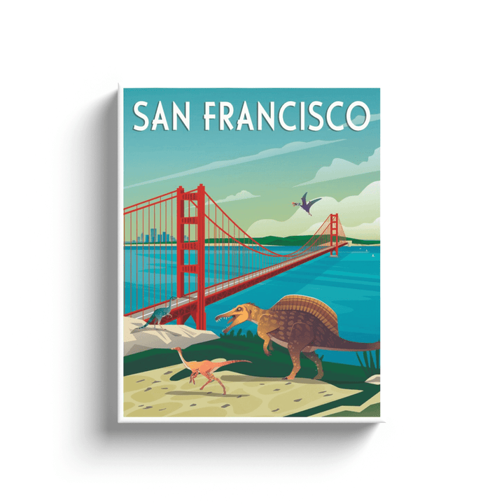 San Francisco Canvas Wrap | Jurassic Studio