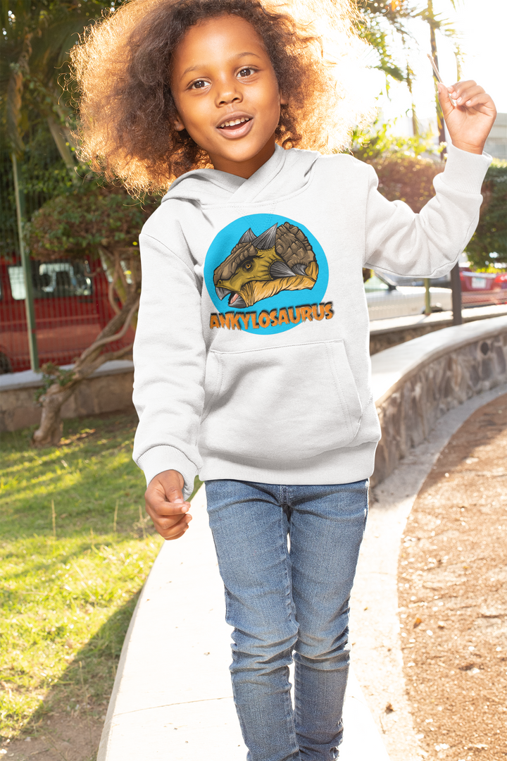 Kids Ankylosaurus Head Hoodie | Jurassic Studio