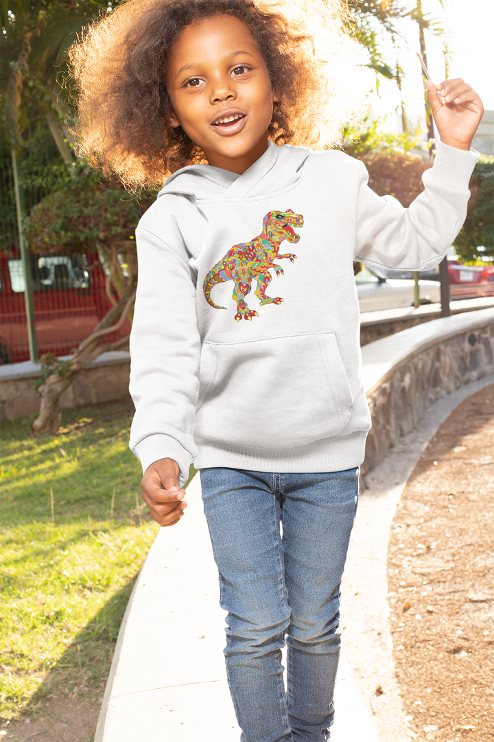 Kids T-Rex Zentangle Hoodie | Jurassic Studio