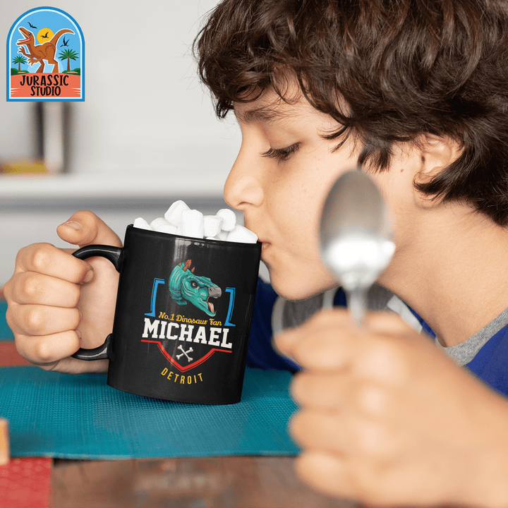 N.1 Stegosaurus Fan Custom Mug | Jurassic Studio