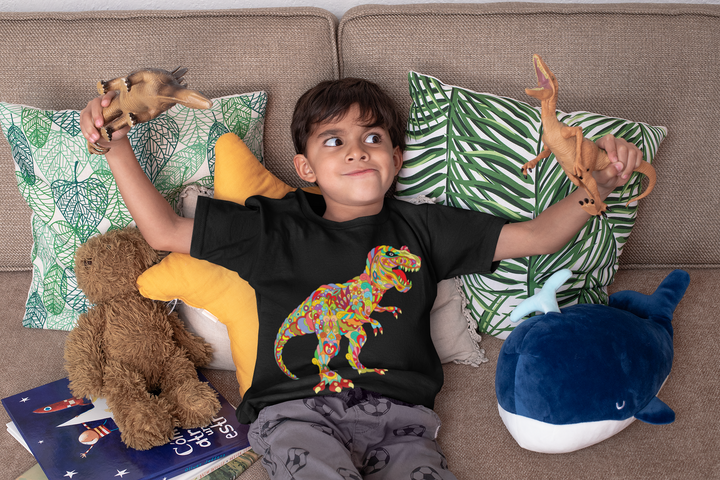 Kids T-Rex Zentangle T-Shirt | Jurassic Studio