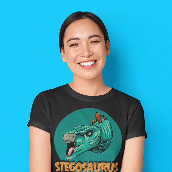 Women Stegosaurus Head T-Shirt | Jurassic Studio