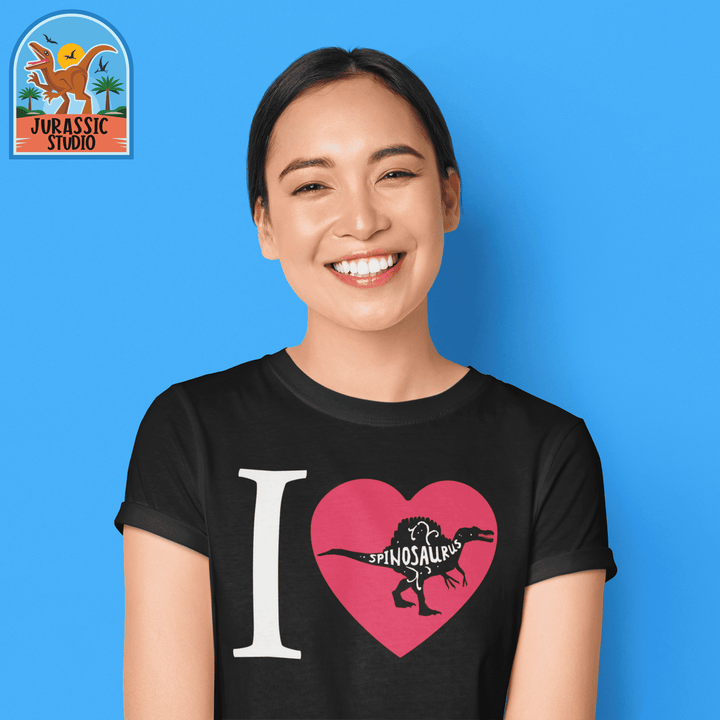 Women I Love Spinosaurus T-Shirt | Jurassic Studio