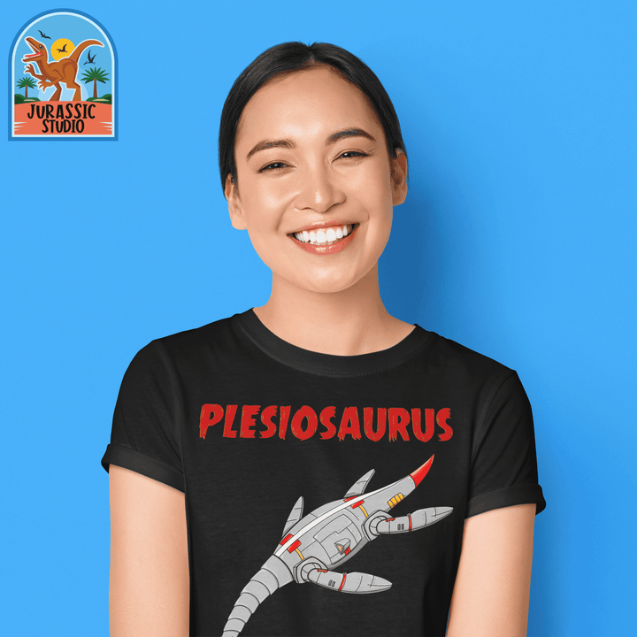 Women Robot Plesiosaurus T-Shirt | Jurassic Studio