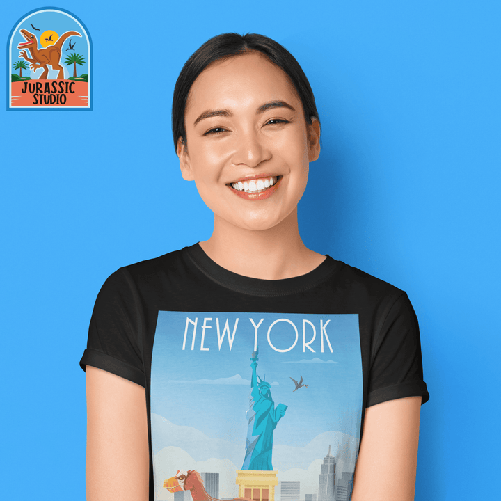 Women New York T-Shirt | Jurassic Studio