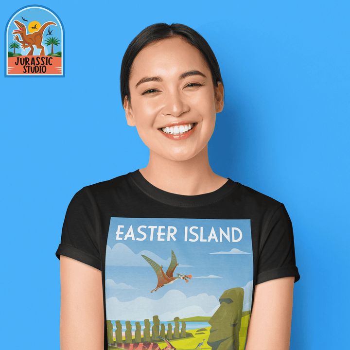 Women Easter Island T-Shirt | Jurassic Studio