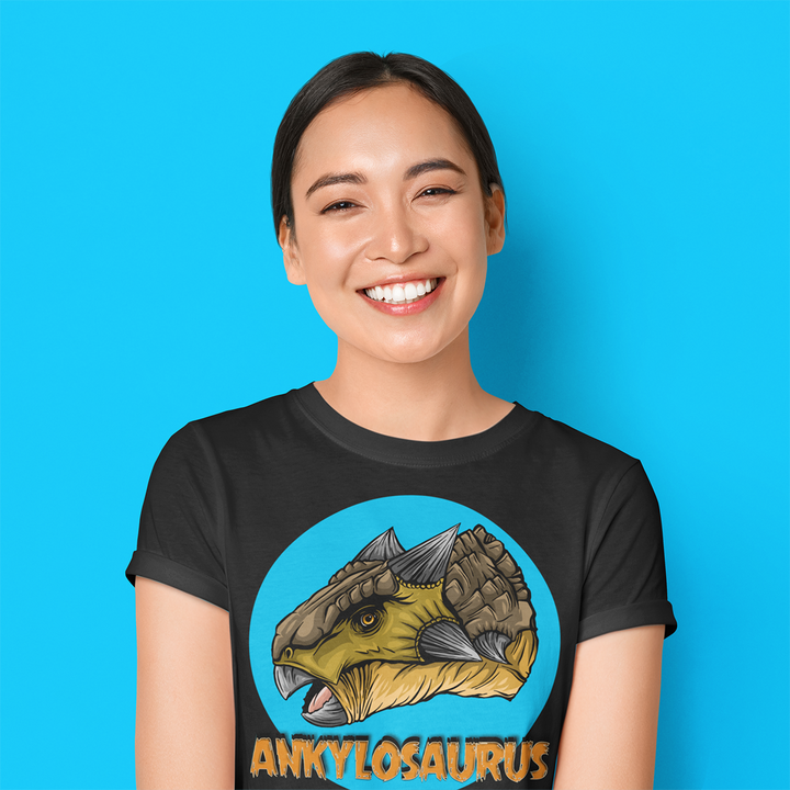 Women Ankylosaurus Head T-Shirt | Jurassic Studio