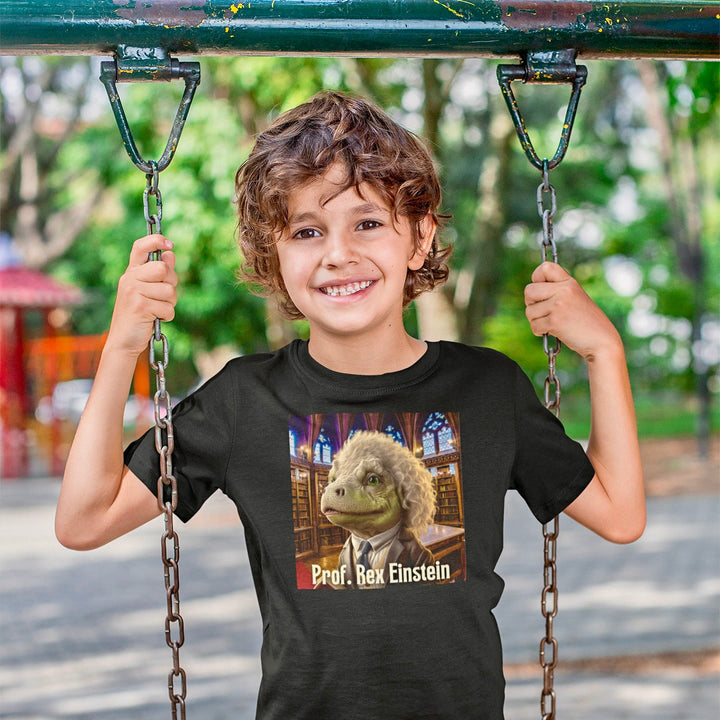 Kids Prof. Rex Einstein Bond T-Shirt | Jurassic Studio