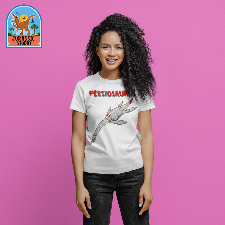 Women Robot Plesiosaurus T-Shirt | Jurassic Studio