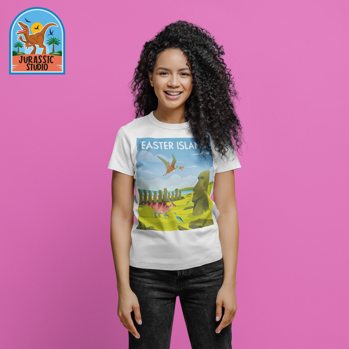 Women Easter Island T-Shirt | Jurassic Studio