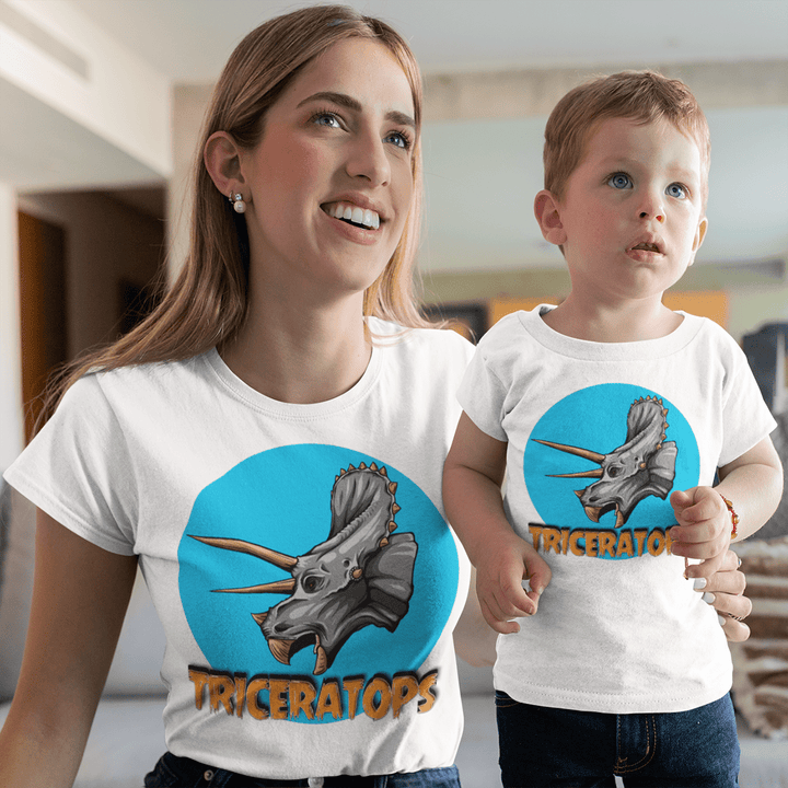 Women Triceratops Head T-Shirt | Jurassic Studio