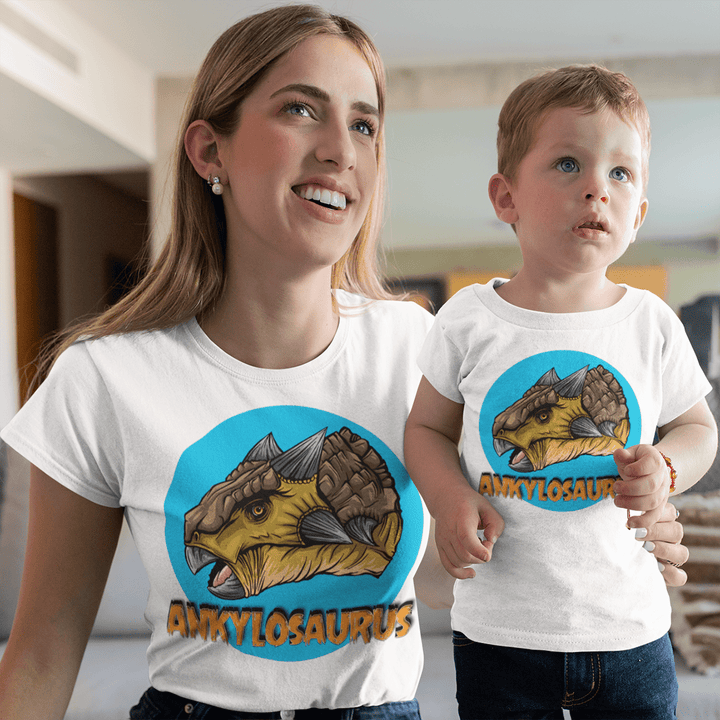 Women Ankylosaurus Head T-Shirt | Jurassic Studio