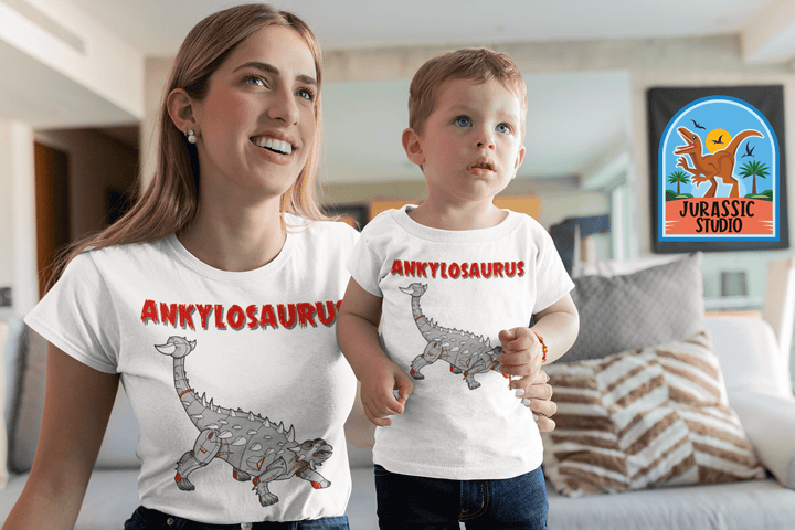 Women Robot Ankylosaurus T-Shirt | Jurassic Studio